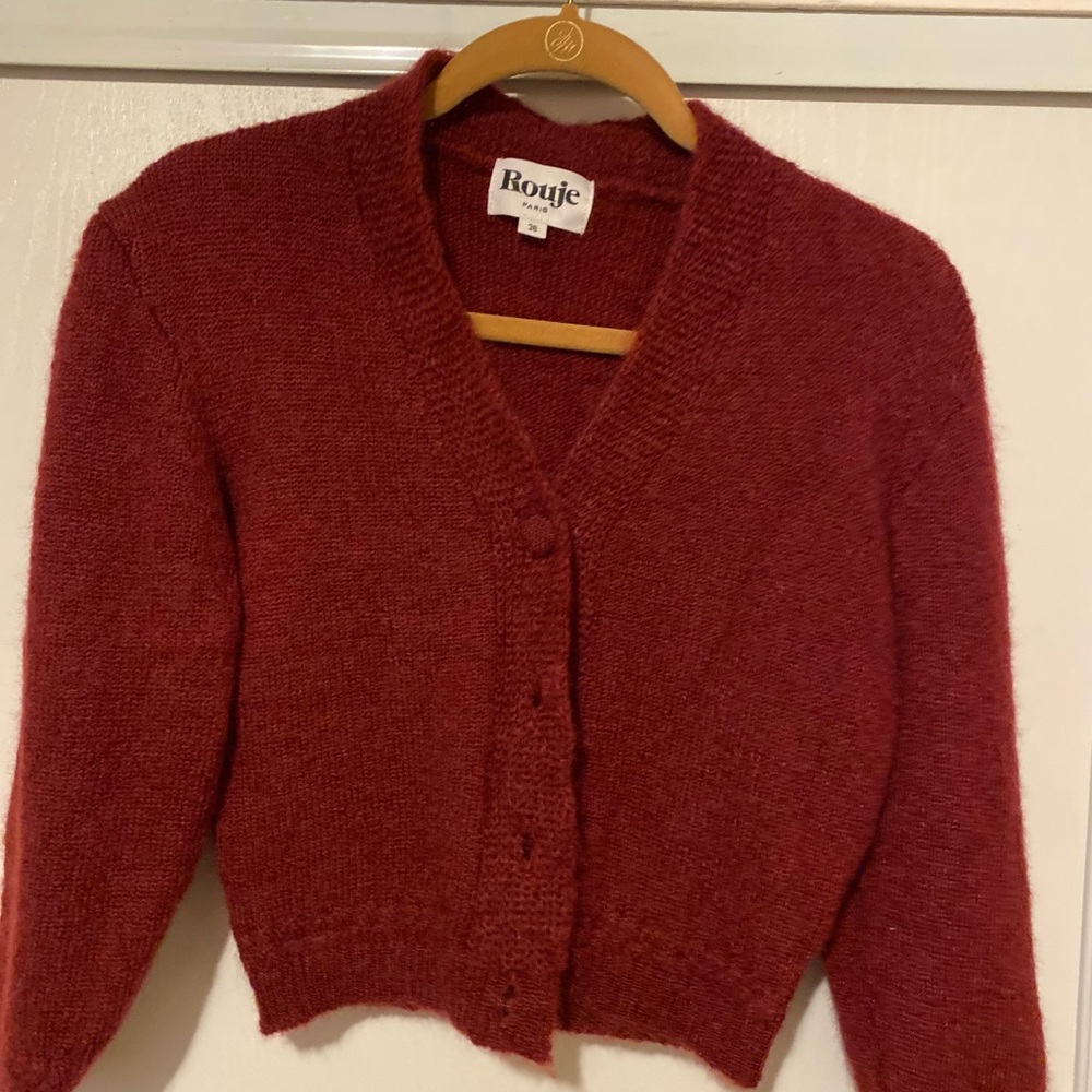 Rouje Nona Cardigan Burgundy